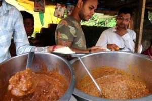 Office Time Lunch | Fried Rice with Chicken Vorta / Kosha 70 Rs/ | Salt Lake Sector V Street Food