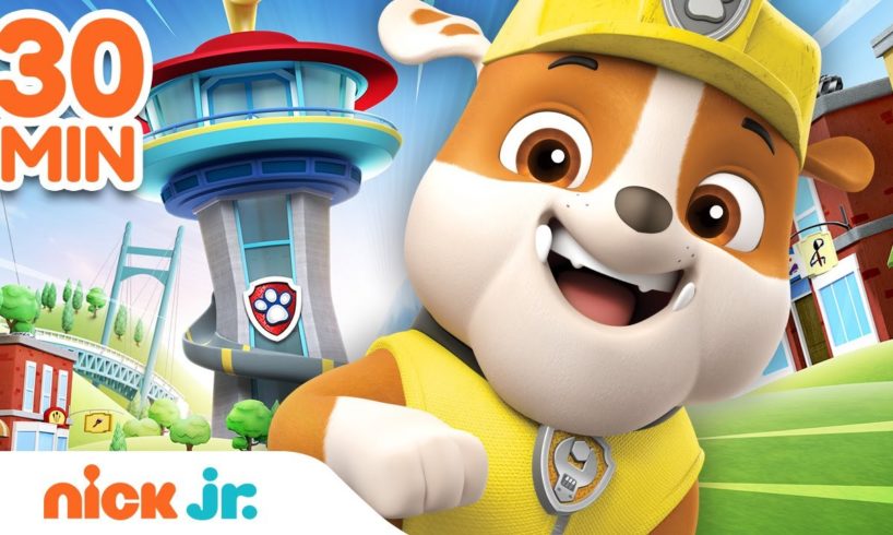 PAW Patrol Rubble Rescues & Adventures! | 30 Minute Compilation | Nick Jr.