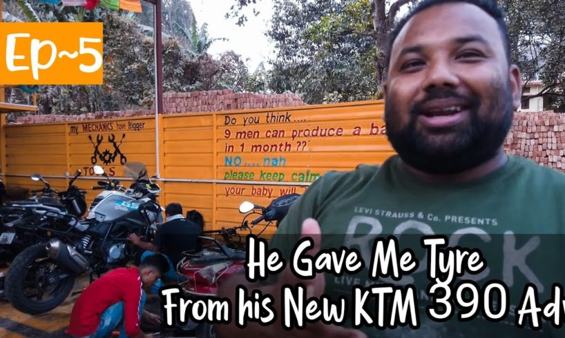 Stranger Gave me Tyre from his new KTM 390 Adventure | North East People are Awesome | Day5