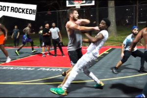 Trash Talkers Threw Hands In Hood Of Atlanta.. 5v5 Park Basketball