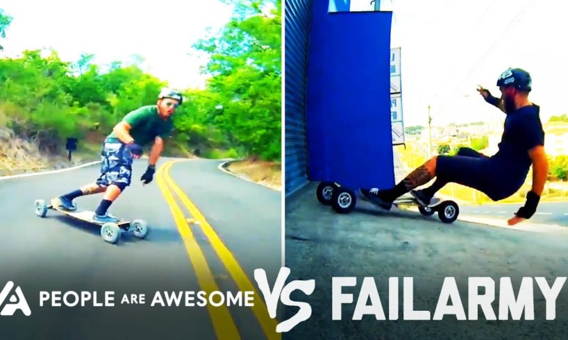 Wins Vs. Fails On Longboards, Bikes, Rope Swings & More 😦 | People Are Awesome Vs. FailArmy