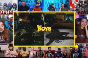 YouTubers React To Homelander Killing Black Noir | The Boys S3 Ep8 (Finale) Reaction Mashup