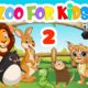 Animals At The Zoo - 2 | Learning About Zoo Animals | Vocabulary video for kids