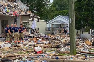 BIG House Explosion in Evansville, Indiana - Aug. 10,  2022