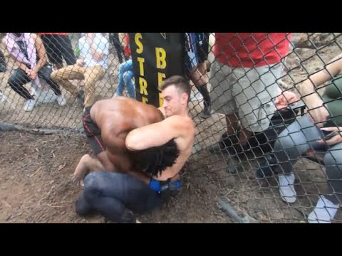 Brutal Street Fight Knockout!