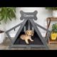 Building Wooden Dog Bed for Cutest Puppy DIY