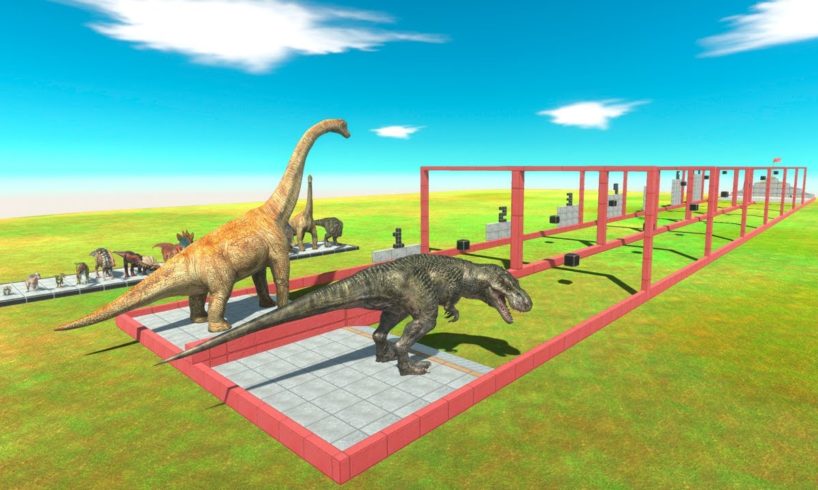 Dinosaur Jumping Tournament - Animal Revolt Battle Simulator
