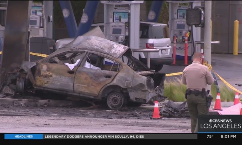 Fiery car crash in Windsor Hills kills 6 people