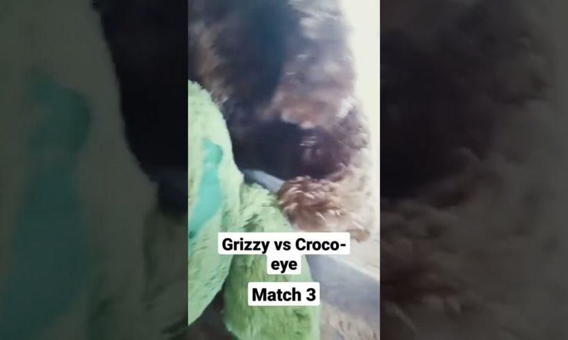 Grizzy vs Crocoeye ] Epic animal Fights! Ep.3 ]