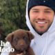 Guy Finds A Family Of Puppies Living Under A Couch | The Dodo