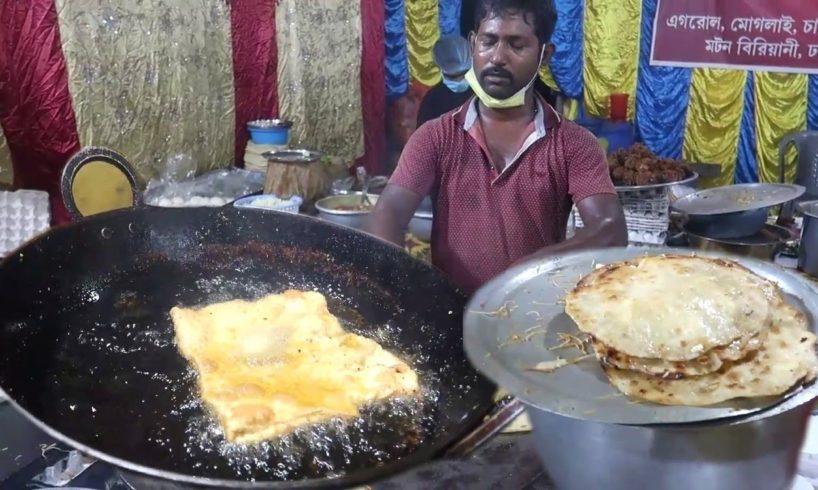Huge Fast Food Dhamaka | People Crazy For Egg Roll | Mughlai Paratha | Indian Street Food