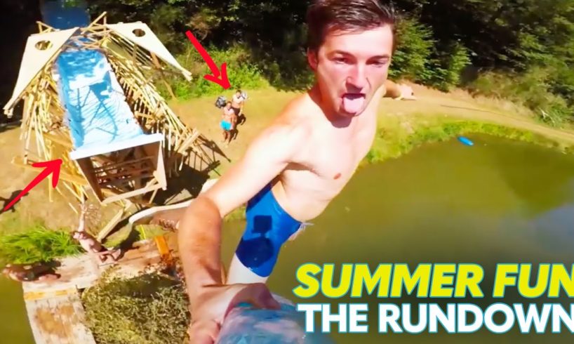 Launching Off A 65 Foot Long Waterslide & More | The Rundown