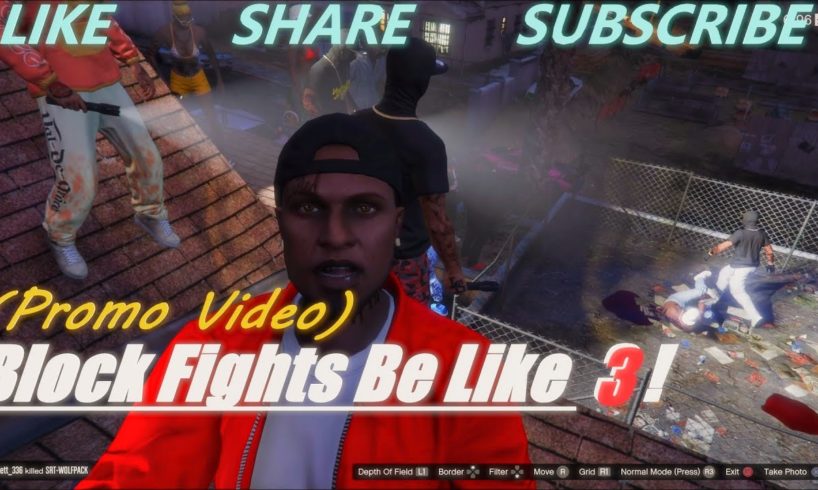 (Preview) GTA 5 ThirdLiteGeneral Hood RP | Block Fights Be Like 3 | Filmora Promotion