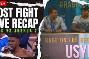Usyk vs. Joshua 2 POST FIGHT LIVE Media Q&A | Is AJ Mentally Broken? Bizarre Rant! Usyk Fury?
