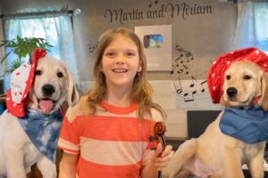 Violin for Cutest Puppies - Miriam (8) plays Bourrée by G.F. Handel