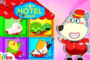 Wolfoo Pretends to Play in Toy Hotel with Pet - Funny Stories with Toys for Kids | Wolfoo Family