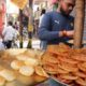 World Cheapest Breakfast | Puri 3 Rs/ Piece with Free Veg Curry & Raita | Patna Street Food