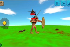 aquiles vs invertebrados gigantes / animal revolt battle simulator / animal fights