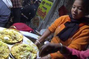 Best Street Biryani Seller ( Husband & Wife ) || Chicken Biryani @ 60 rs Plate || Indian Street Food