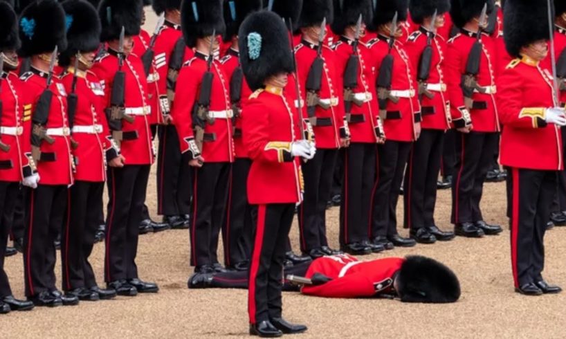 British Military Guards Must Follow Proper Fainting Protocol