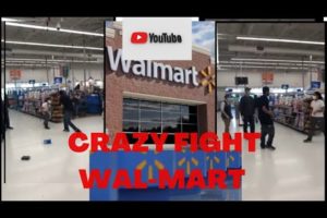 FIGHT AT WALMART BOYZ WILL BE BOYZ BIG FIGHT