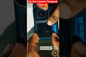 How to Apply Temperd Glass on Go Pro Camera | Go Pro Camera ke liye temperd Glass#shorts #ytshorts