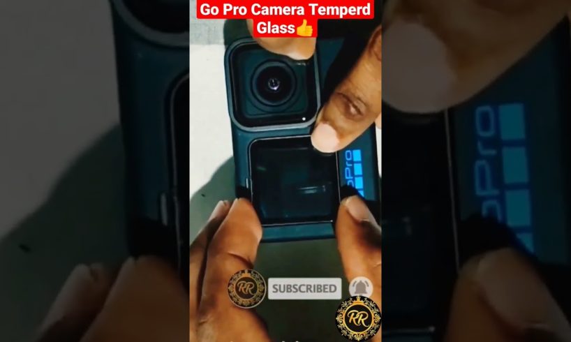 How to Apply Temperd Glass on Go Pro Camera | Go Pro Camera ke liye temperd Glass#shorts #ytshorts