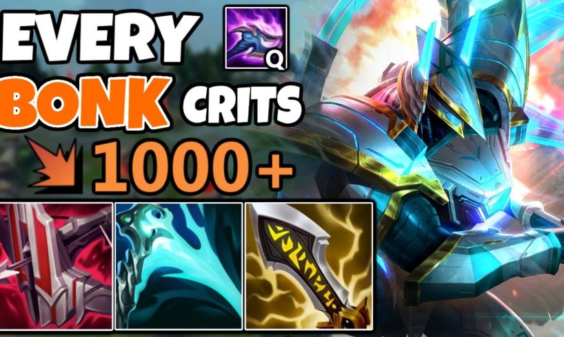 I built FULL CRIT on NASUS so EVERY BONK did 1000+ (Two Tap ANYONE) | 12.16 | League of Legends