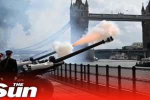 Incredible 96-gun salute rings out across Britain to honour Queen’s life