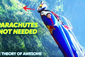 Landing A Wingsuit Without A ﻿Parachute | Theory Of Awesome