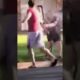 Man SOAKS Woman With Sprinkler in Attempt to Stop a Fight | A&E #shorts