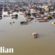 Pakistan floods: drone footage shows scale of destruction