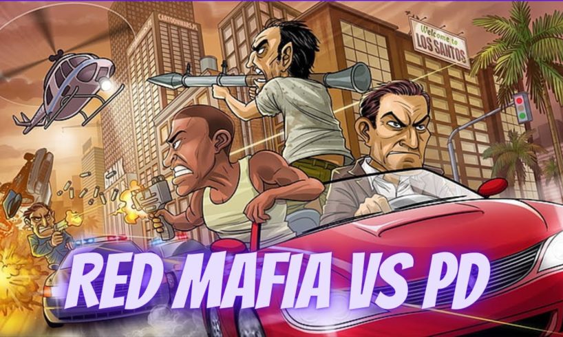 RED MAFIA Vs PD ( Hood Fight ) | Cops Destroyed Weed Plants | VLT ROLEPLAY INDIA
