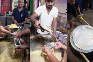 Durga Puja Mein Biryani Ka Line | Handi Finished within 30 Minutes | 300 Rs/ Mutton Biryani