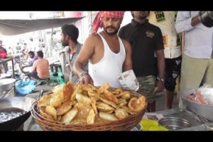5000 Kachori Finished within 2 Hours | Crazy Indian Street Breakfast
