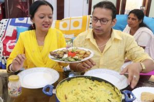 Ajker Osadharan Menu | Bhoger Khichuri Sathe Vegetable Fry | Papad | Mon Pran Bhore Khelam