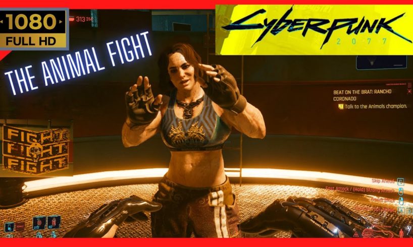 Animal Fight - Winning in 10 Seconds ! - Cyberpunk 2077