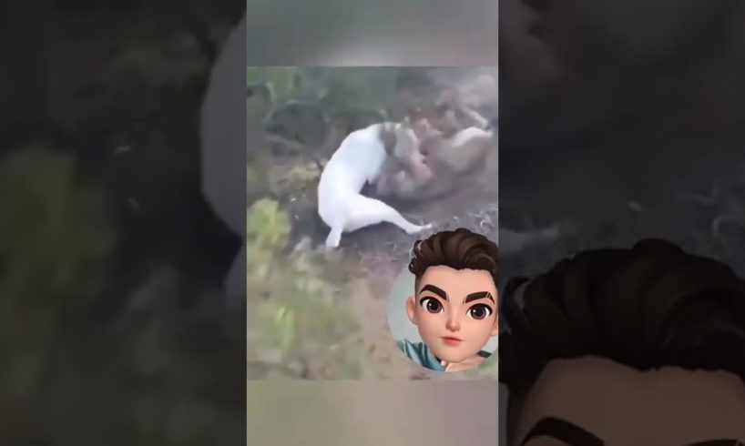 Dogs va Big Cat 🥵 | Brutal Animal fights #shorts