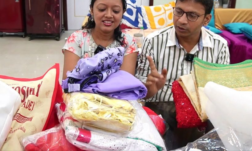 Dola Hatoba Saree Dekhe Hockchokie Galo | Amader Full Family Durga Puja Shopping