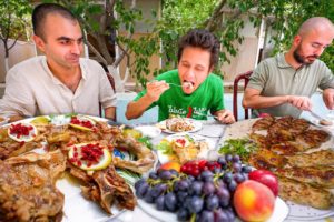 EXTREME Street Food in Azerbaijan!! KING OF KEBABS + Local Food in Baku, Azerbaijan!