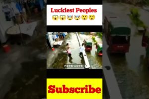 Luckiest people || #shorts #trending #neardeath #luckiestpeople #youtubeshorts