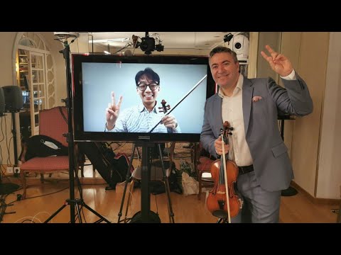 Maxim Vengerov Masterclass with Brett Yang of TwoSet Violin (Ysaÿe Sonata No. 3 Ballade)