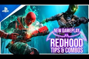 New RED HOOD Gameplay in Gotham Knights Tips | How to Play Redhood Abilities & Combos