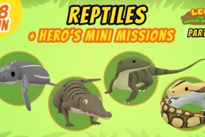 Reptiles (Part 1/2) - Junior Rangers and Hero's Animals Adventure | Leo the Wildlife Ranger