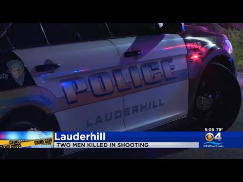 Sounds Of Gunfire Captured In Lauderhill Shooting That Left Two Men Dead