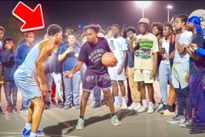 Trash Talker Wanted To FIGHT So We Ran The 1’s… (5v5 Basketball)