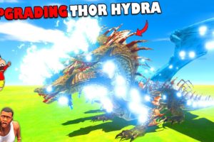 UPGRADING THOR HYDRA with SHINCHAN and CHOP in Animal Revolt Battle Simulator Dinosaur Game