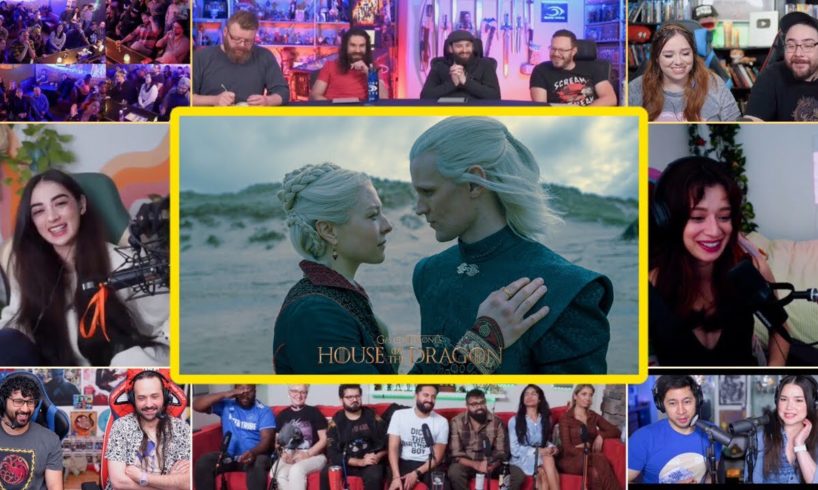 YouTubers React To Rhaenyra And Daemon’s Beach Sex Scene | House Of The Dragon Ep 7 Reaction Mashup