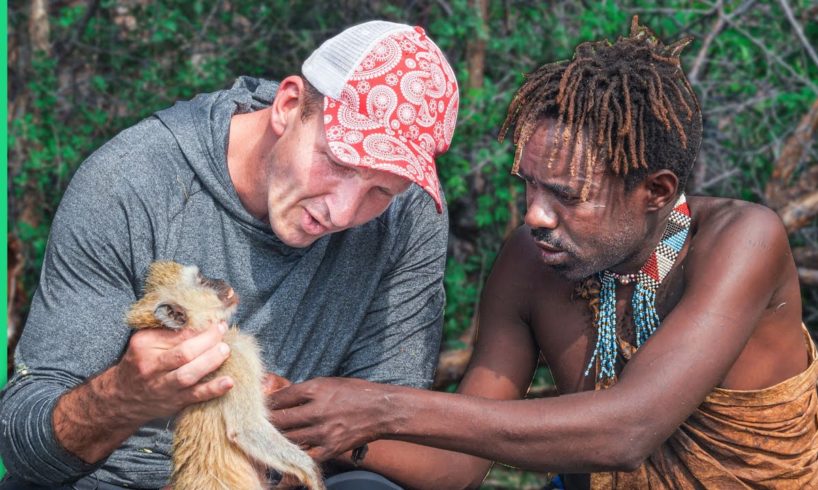 African Tribe Offers Me Monkey Meat!! Three Days with the Hadza Tribe!! (Full Documentary)