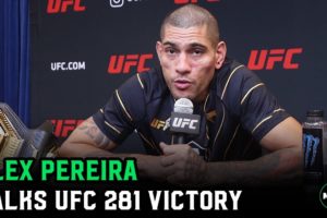 Alex Pereira talks Israel Adesanya win: 'I was hurt a lot in round one'; Khamzat Chimaev match-up